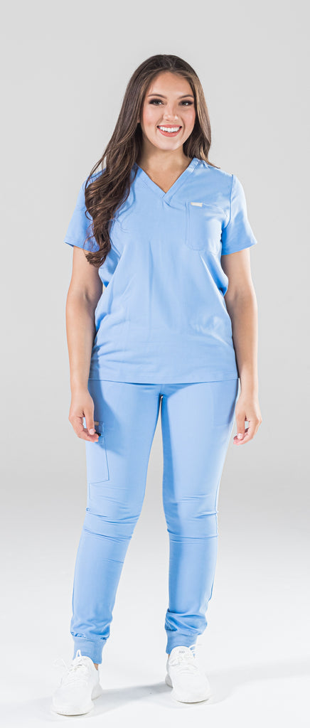 Medical Scrubs, blue sky scrubs nursing scrub tops, Andrea D Mueller